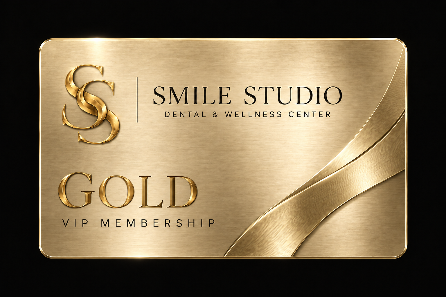 Smile Studio VIP Gold membership card