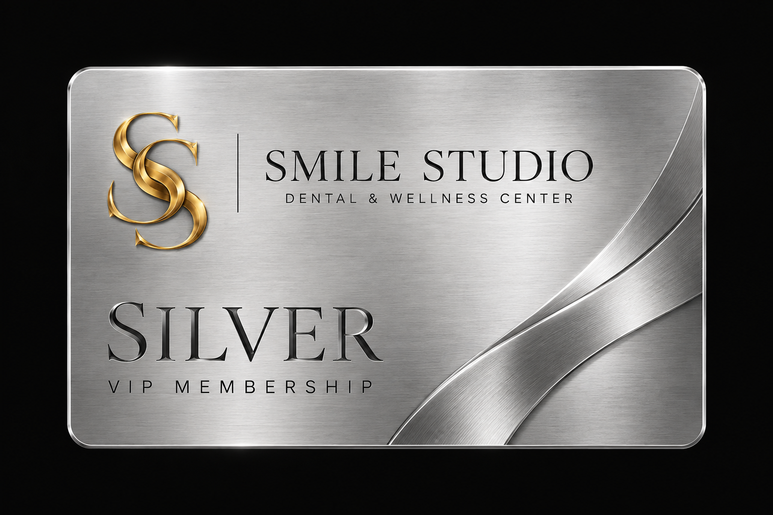 Smile Studio VIP Silver membership card